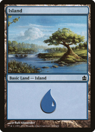 Island (303) [Commander 2011] | Rook's Games and More