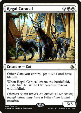 Regal Caracal [Amonkhet Promos] | Rook's Games and More