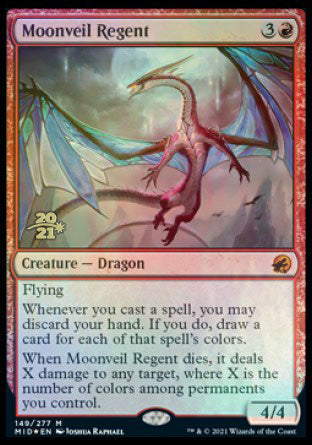 Moonveil Regent [Innistrad: Midnight Hunt Prerelease Promos] | Rook's Games and More