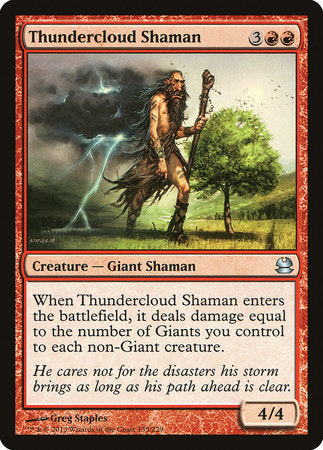 Thundercloud Shaman [Modern Masters] | Rook's Games and More