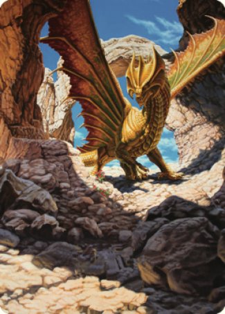 Ancient Brass Dragon Art Card (02) [Commander Legends: Battle for Baldur's Gate Art Series] | Rook's Games and More