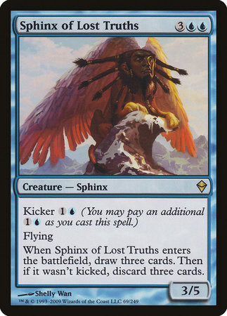 Sphinx of Lost Truths [Zendikar] | Rook's Games and More