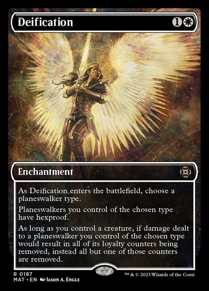 Deification (Showcase Halo Foil) [March of the Machine: The Aftermath] | Rook's Games and More