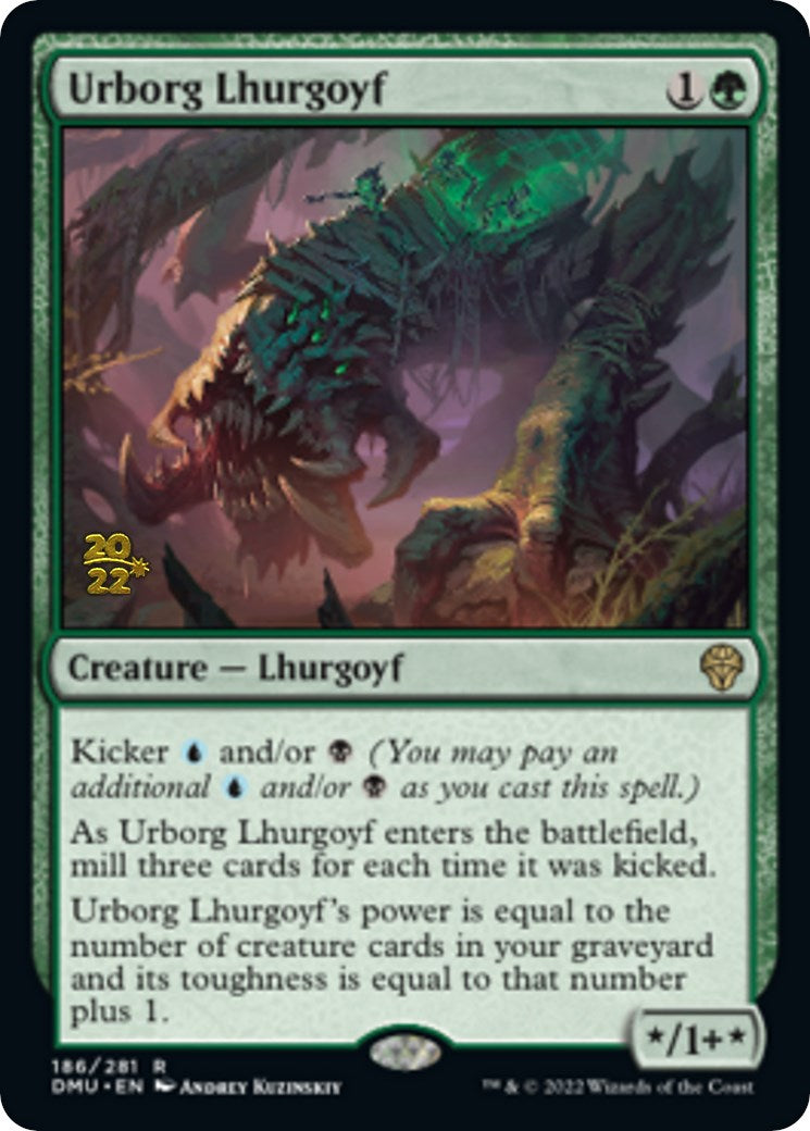 Urborg Lhurgoyf [Dominaria United Prerelease Promos] | Rook's Games and More