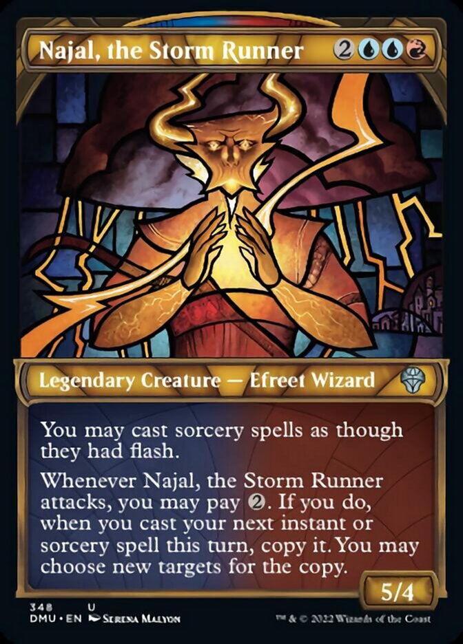 Najal, the Storm Runner (Showcase Textured) [Dominaria United] | Rook's Games and More