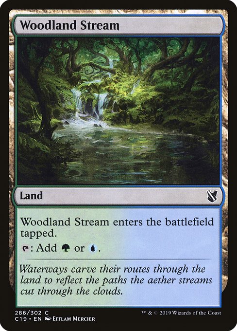 Woodland Stream [Commander 2019] | Rook's Games and More