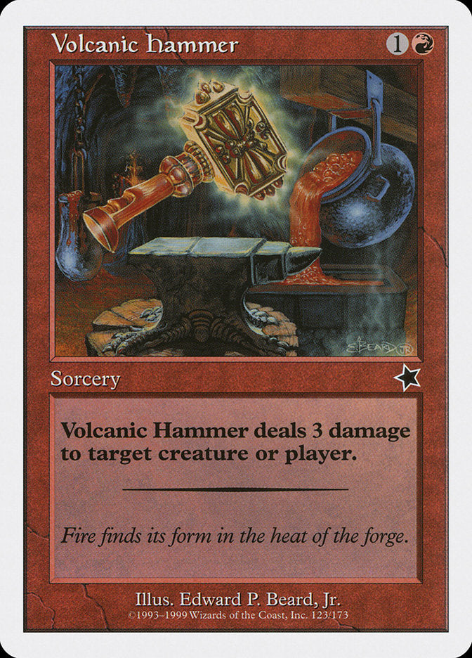 Volcanic Hammer [Starter 1999] | Rook's Games and More