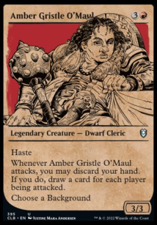 Amber Gristle O'Maul (Showcase) [Commander Legends: Battle for Baldur's Gate] | Rook's Games and More