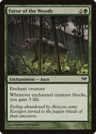 Favor of the Woods [Dark Ascension] | Rook's Games and More