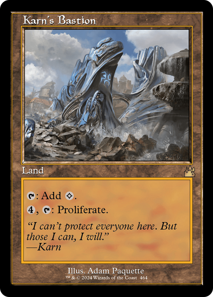 Karn's Bastion (Retro Frame) [Ravnica Remastered] | Rook's Games and More