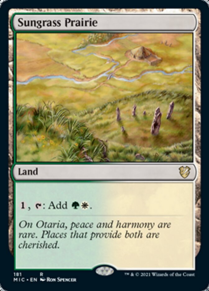 Sungrass Prairie [Innistrad: Midnight Hunt Commander] | Rook's Games and More