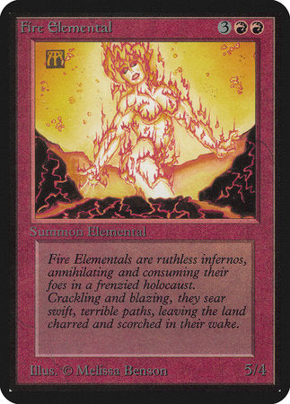 Fire Elemental [Limited Edition Alpha] | Rook's Games and More