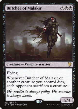Butcher of Malakir [Commander 2017] | Rook's Games and More