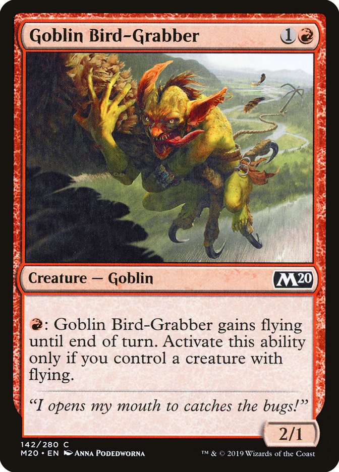 Goblin Bird-Grabber [Core Set 2020] | Rook's Games and More