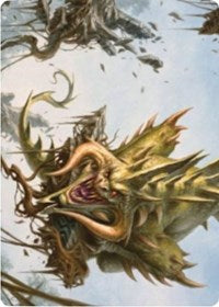 Canopy Baloth Art Card [Zendikar Rising Art Series] | Rook's Games and More