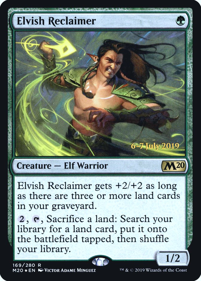 Elvish Reclaimer  [Core Set 2020 Prerelease Promos] | Rook's Games and More