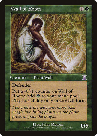 Wall of Roots [Time Spiral Timeshifted] | Rook's Games and More