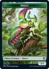 Insect // Kor Warrior Double-sided Token [Zendikar Rising Tokens] | Rook's Games and More