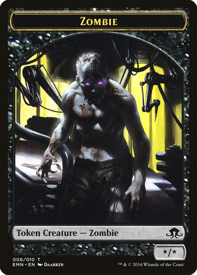 Zombie (006/010) [Eldritch Moon Tokens] | Rook's Games and More