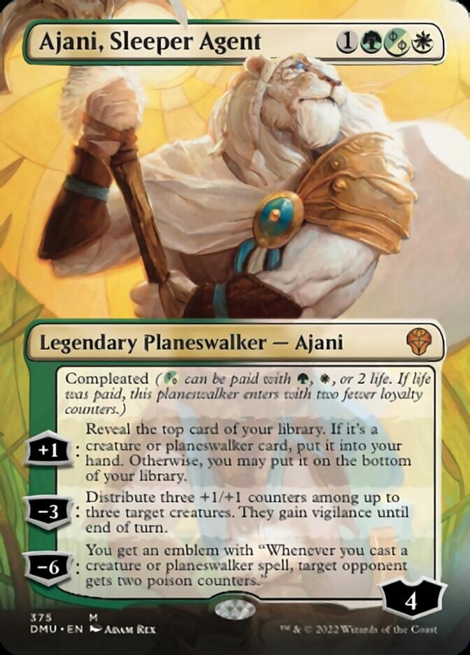 Ajani, Sleeper Agent (Borderless) (375) [Dominaria United] | Rook's Games and More