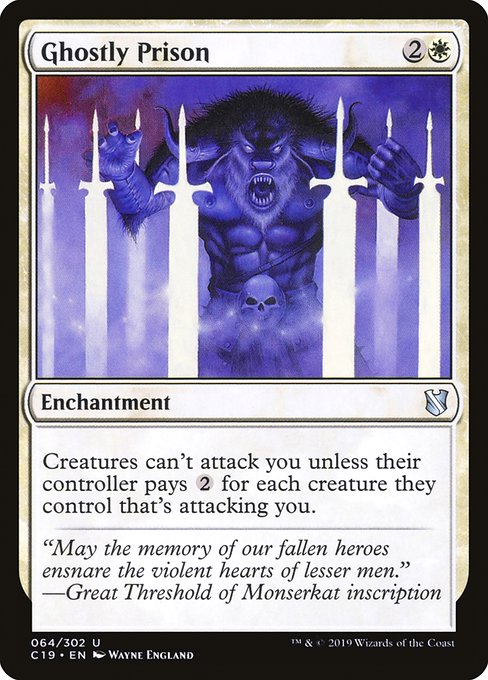 Ghostly Prison [Commander 2019] | Rook's Games and More