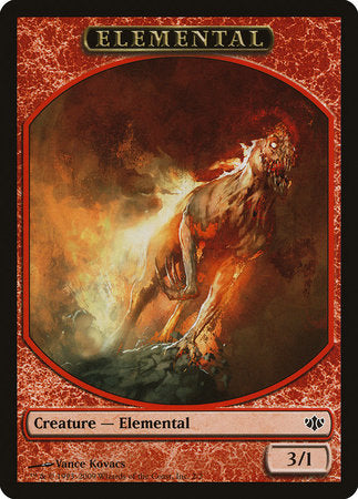 Elemental Token [Conflux Tokens] | Rook's Games and More