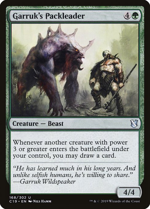 Garruk's Packleader [Commander 2019] | Rook's Games and More