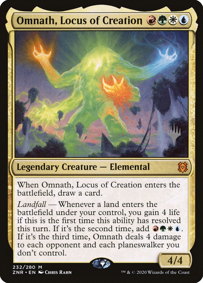 Omnath, Locus of Creation (Promo Pack) [Zendikar Rising Promos] | Rook's Games and More