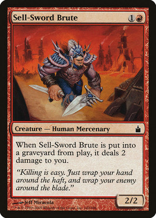 Sell-Sword Brute [Ravnica: City of Guilds] | Rook's Games and More