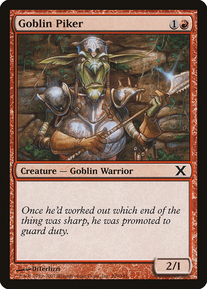 Goblin Piker [Tenth Edition] | Rook's Games and More