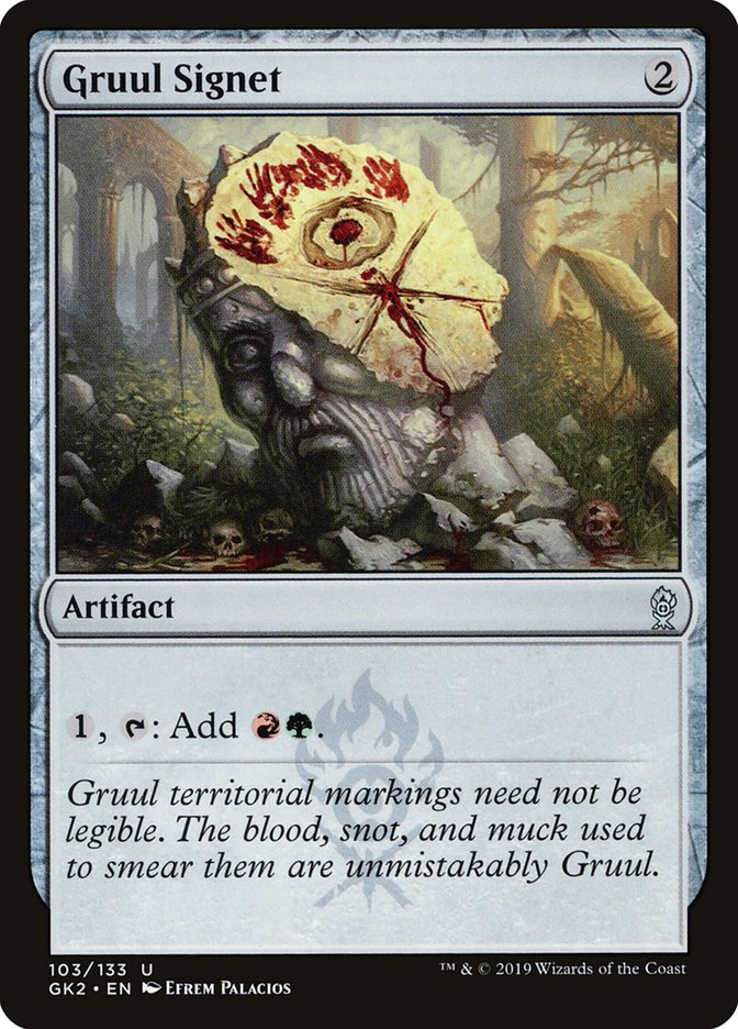 Gruul Signet [Ravnica Allegiance Guild Kit] | Rook's Games and More