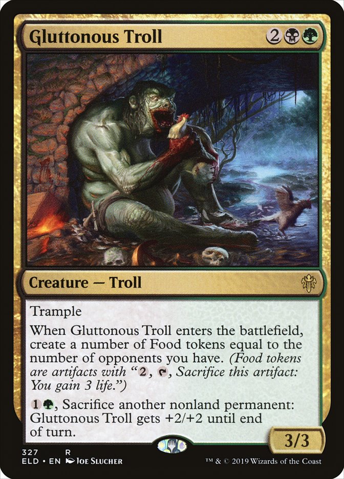 Gluttonous Troll [Throne of Eldraine] | Rook's Games and More