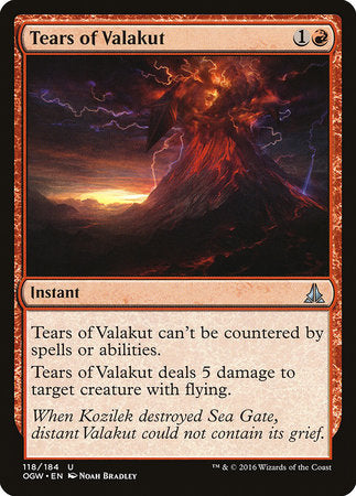 Tears of Valakut [Oath of the Gatewatch] | Rook's Games and More