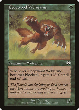 Deepwood Wolverine [Mercadian Masques] | Rook's Games and More