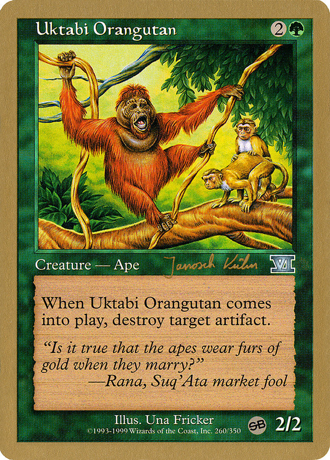 Uktabi Orangutan (Janosch Kuhn) (SB) [World Championship Decks 2000] | Rook's Games and More