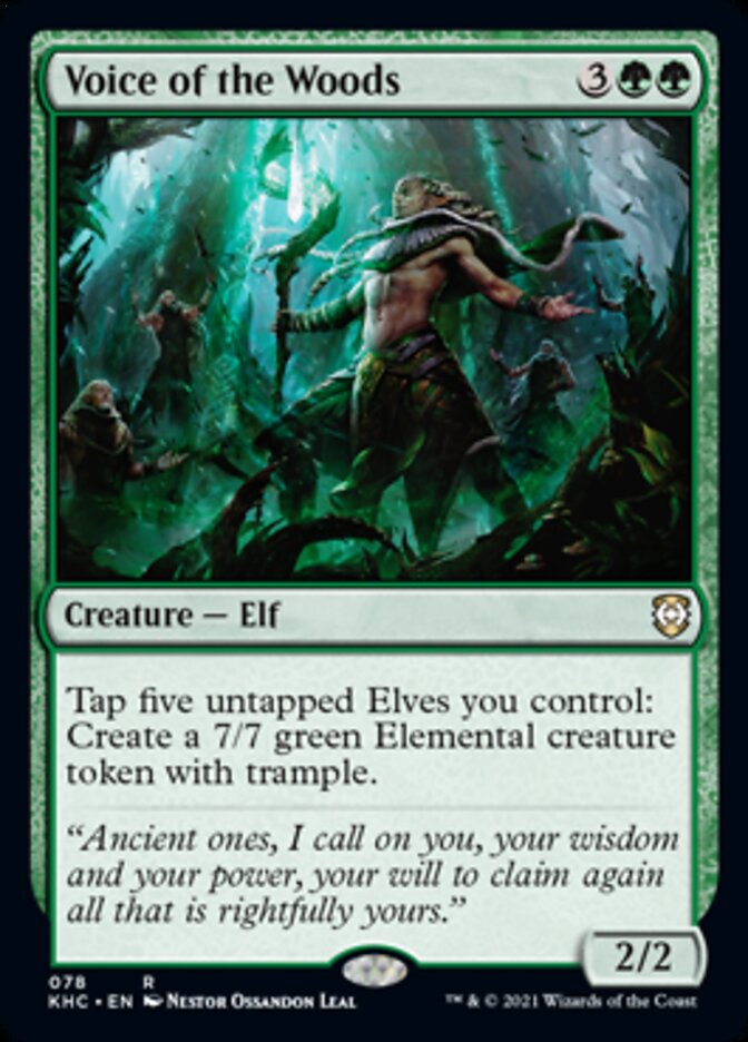 Voice of the Woods [Kaldheim Commander] | Rook's Games and More