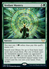Verdant Mastery [Strixhaven: School of Mages]