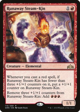 Runaway Steam-Kin [Guilds of Ravnica Promos] | Rook's Games and More