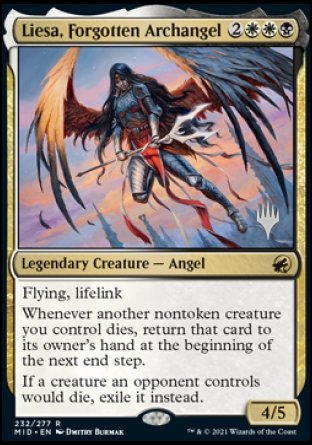 Liesa, Forgotten Archangel (Promo Pack) [Innistrad: Midnight Hunt Promos] | Rook's Games and More