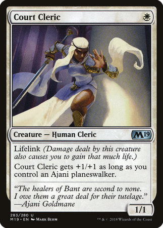 Court Cleric [Core Set 2019] | Rook's Games and More