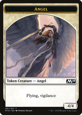 Angel Token [Core Set 2019 Tokens] | Rook's Games and More