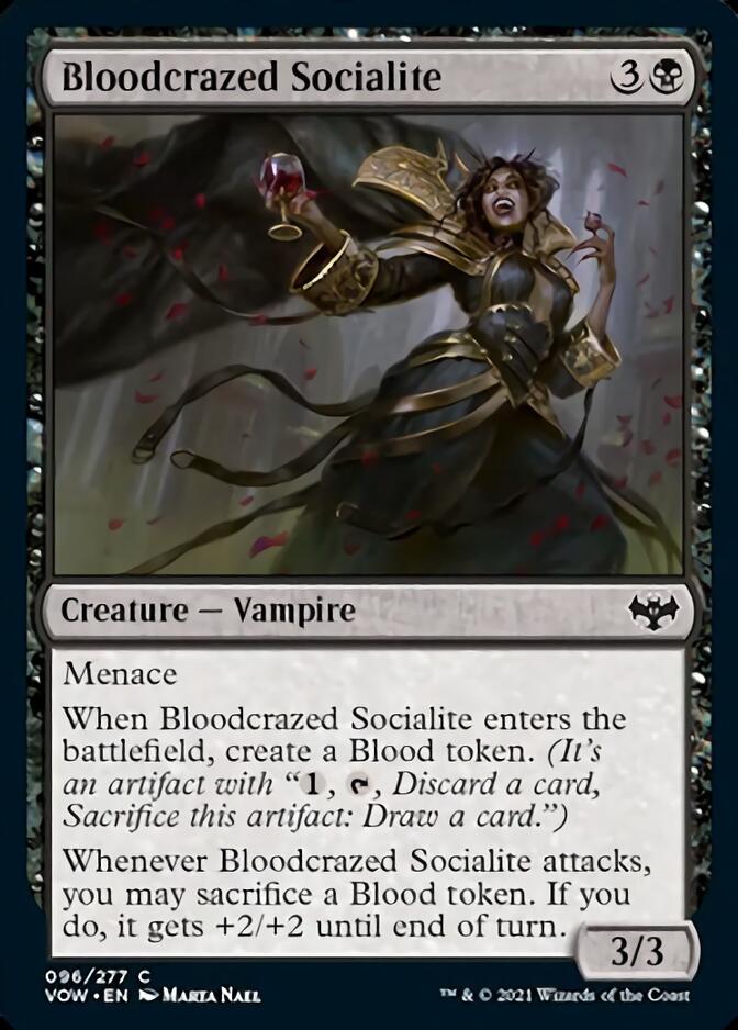 Bloodcrazed Socialite [Innistrad: Crimson Vow] | Rook's Games and More