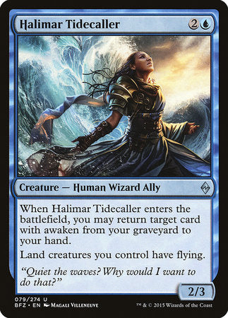 Halimar Tidecaller [Battle for Zendikar] | Rook's Games and More