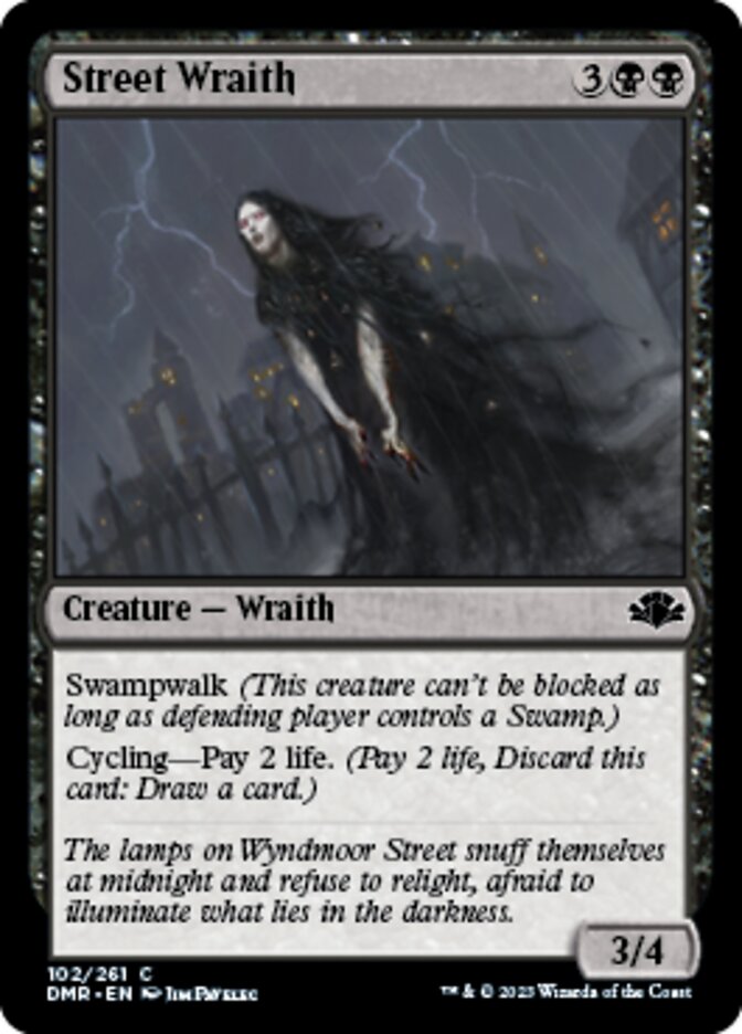 Street Wraith [Dominaria Remastered] | Rook's Games and More
