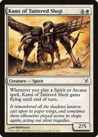 Kami of Tattered Shoji [Betrayers of Kamigawa] | Rook's Games and More