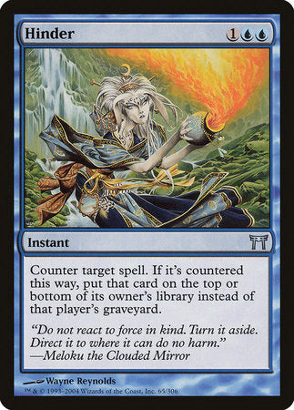 Hinder [Champions of Kamigawa] | Rook's Games and More