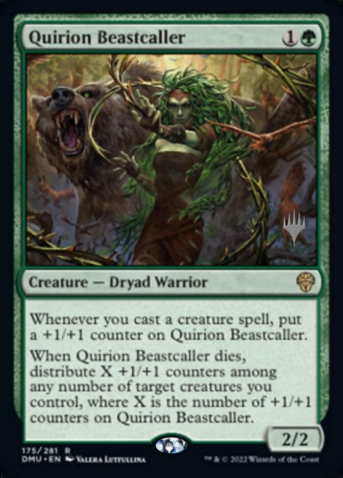 Quirion Beastcaller (Promo Pack) [Dominaria United Promos] | Rook's Games and More