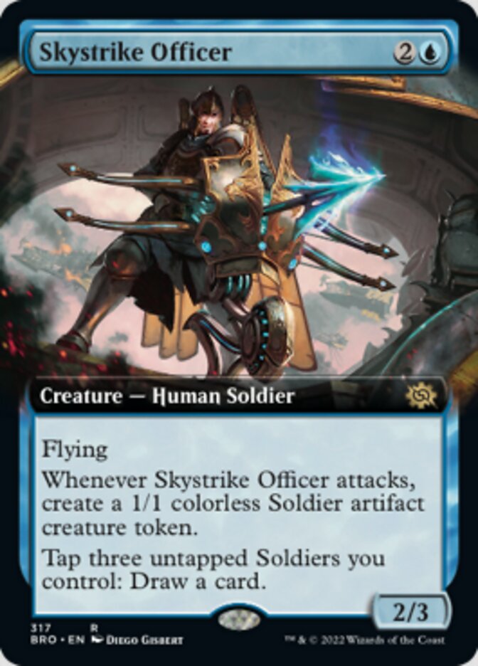 Skystrike Officer (Extended Art) [The Brothers' War] | Rook's Games and More