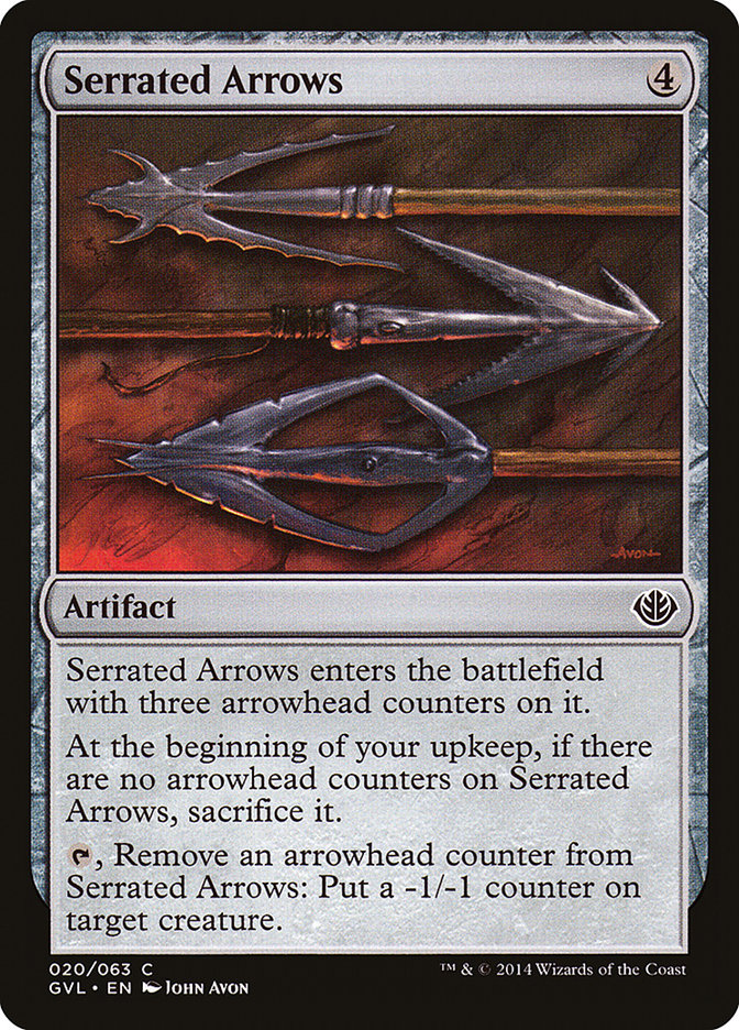 Serrated Arrows (Garruk vs. Liliana) [Duel Decks Anthology] | Rook's Games and More