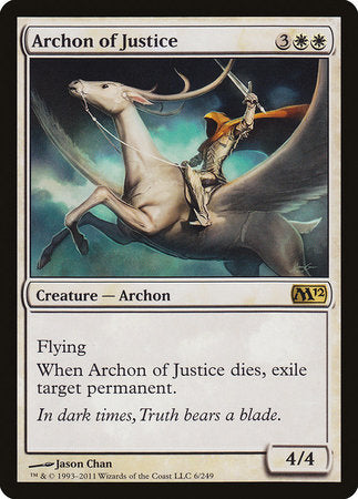 Archon of Justice [Magic 2012] | Rook's Games and More